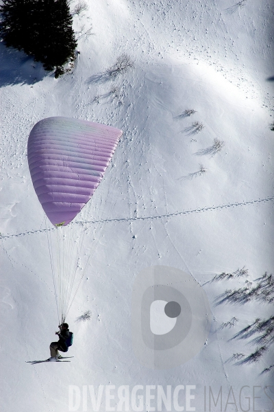 Parapente en ski