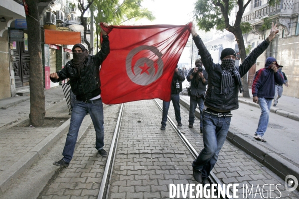 Révolte populaire en Tunisie