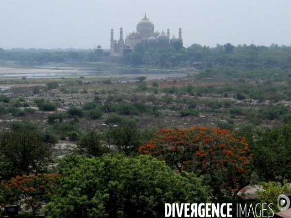 Paysages dans la région du Rajasthan, Inde. Mai 2012.