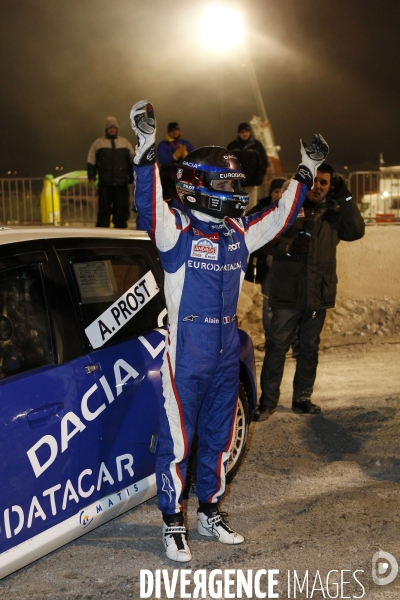 Alain PROST et DACIA Lodgy, vainqueurs du Trophée Andros.