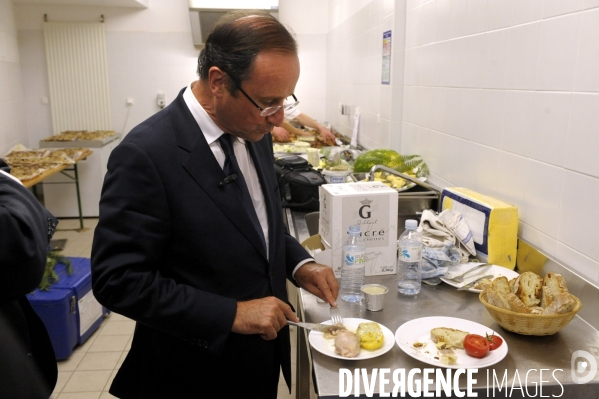 Francois hollande a cahors, tulle et a la fete de la rose de clergoux