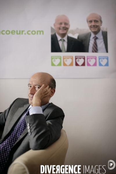Alain Juppé en campagne pour reconquérir la mairie de Bordeaux