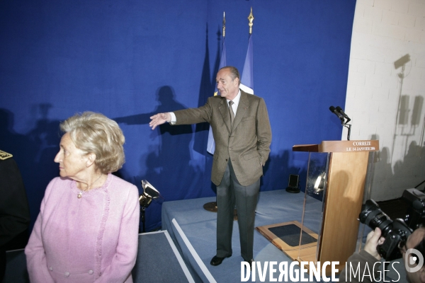 Jacques Chirac presente ses voeux aux Correziens