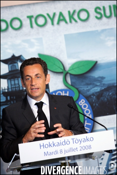 Sommet du G8 - Conference de presse de Nicolas SARKOZY