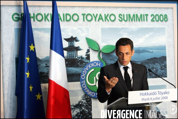 Sommet du G8 - Conference de presse de Nicolas SARKOZY
