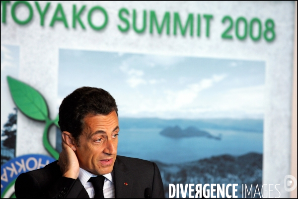 Sommet du G8 - Conference de presse de Nicolas SARKOZY