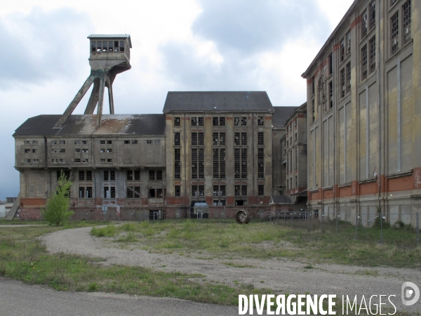 Mines de Potasse d Alsace, 10 ans après la fermeture. Avril 2012.