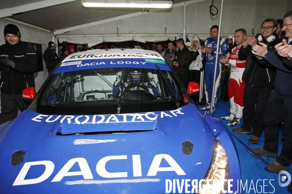 Alain PROST et DACIA Lodgy, vainqueurs du Trophée Andros.