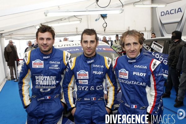 Alain PROST et DACIA Lodgy, vainqueurs du Trophée Andros.