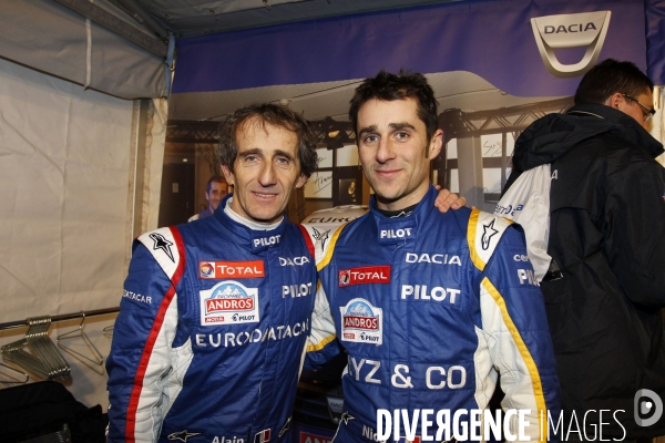 Alain PROST et DACIA Lodgy, vainqueurs du Trophée Andros.