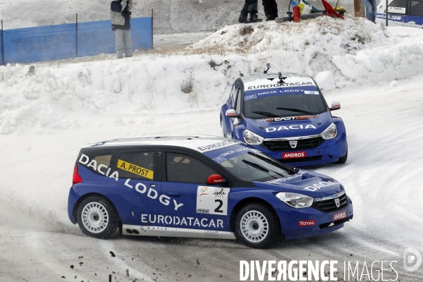 Alain PROST et DACIA Lodgy, vainqueurs du Trophée Andros.