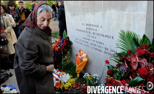Cérémonie et manifestation pour la commémoration du 97ème anniversaire du Génocide arménien