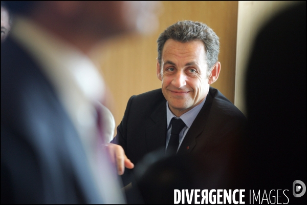 Sommet du G8 - Rencontre bilaterale entre Nicolas SARKOZY et Hu JINTAO