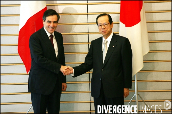 Visite de Francois Fillon au Japon