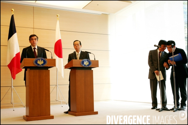 Visite de Francois Fillon au Japon