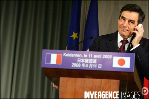 Visite de Francois Fillon au Japon