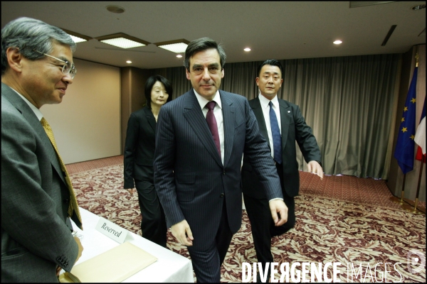 Visite de Francois Fillon au Japon