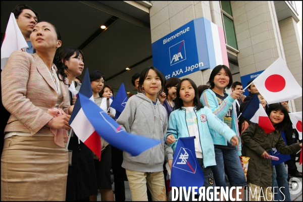 Visite de Francois Fillon au Japon