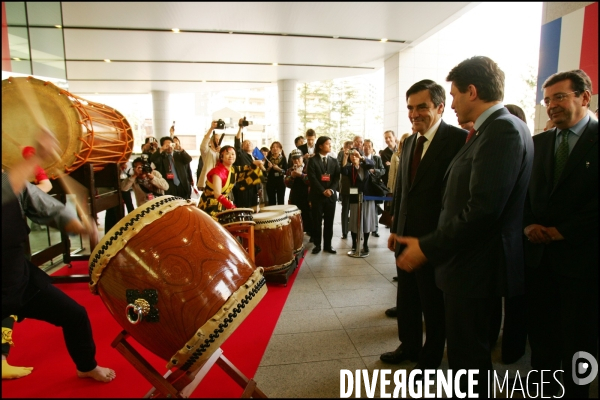 Visite de Francois Fillon au Japon