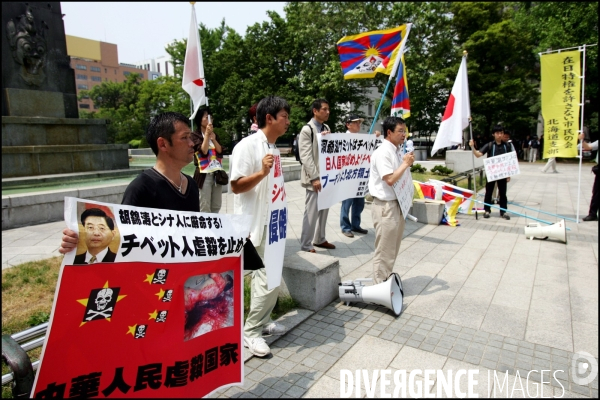 G8 - Manifestation pour la liberte du Tibet ( version Extreme Droite )