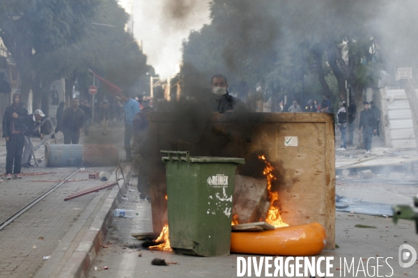Révolte populaire en Tunisie