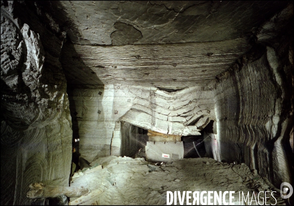 Mines de Potasse d Alsace, 10 ans après la fermeture. Avril 2012.