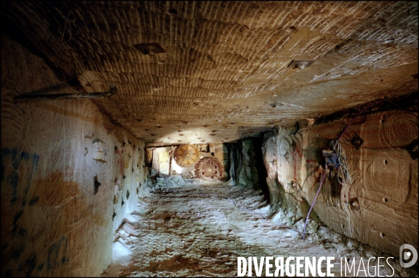 Mines de Potasse d Alsace, 10 ans après la fermeture. Avril 2012.