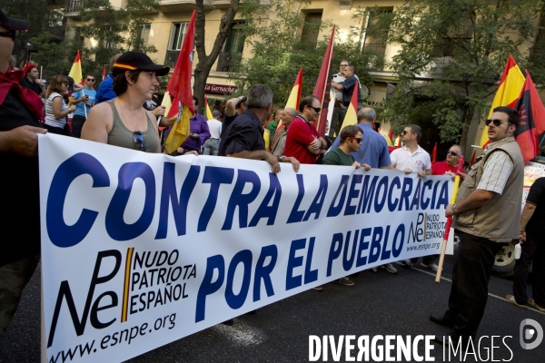 Manifestation Fasciste a Madrid