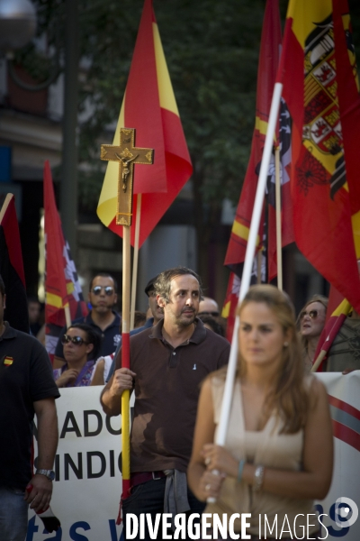 Manifestation Fasciste a Madrid