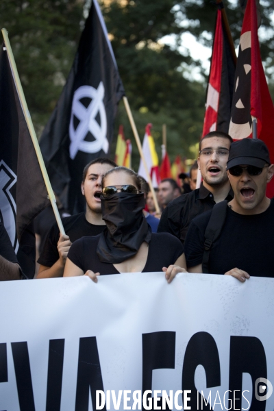 Manifestation Fasciste a Madrid