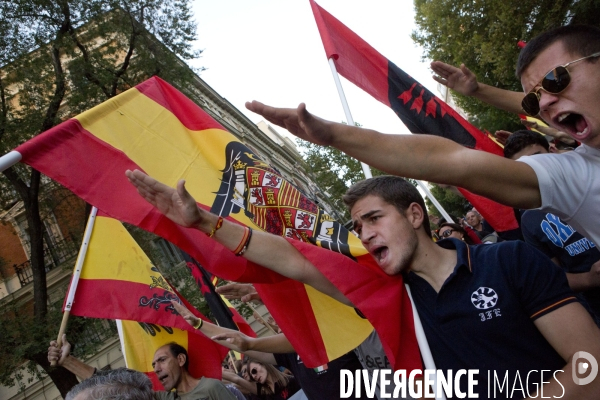 Manifestation Fasciste a Madrid