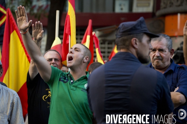 Manifestation Fasciste a Madrid