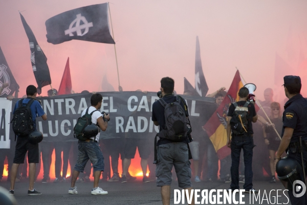 Manifestation Fasciste a Madrid