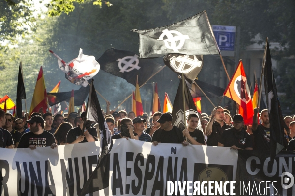 Manifestation Fasciste a Madrid