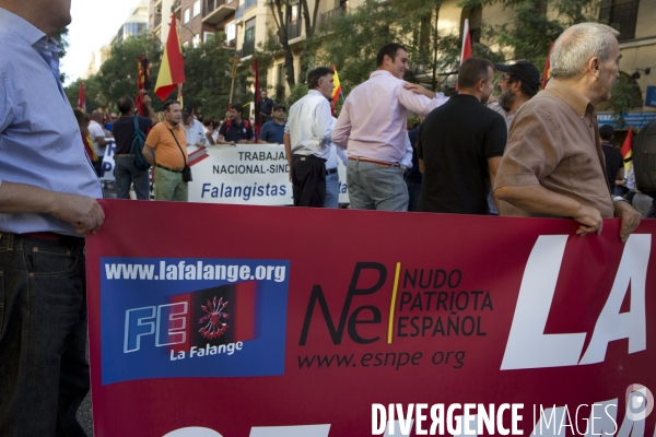Manifestation Fasciste a Madrid