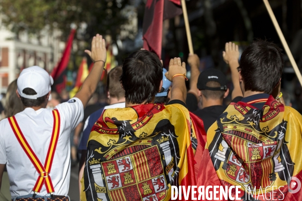 Manifestation Fasciste a Madrid