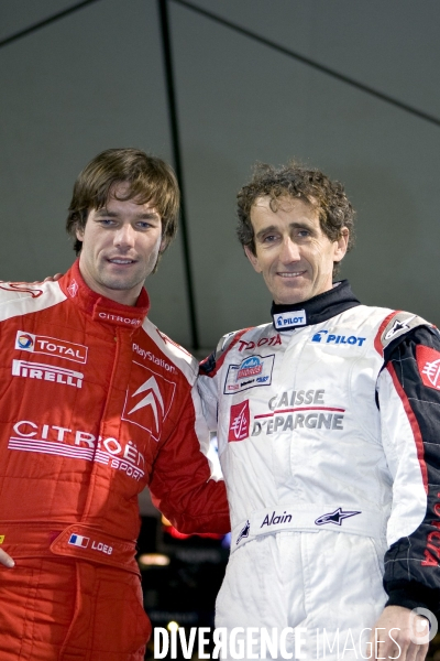 Alain PROST gagne la Super Finale du Trophée Andros au Stade de France.