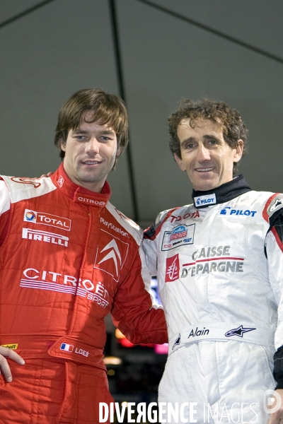 Alain PROST gagne la Super Finale du Trophée Andros au Stade de France.