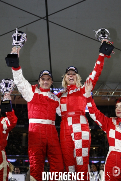 Alain PROST gagne la Super Finale du Trophée Andros au Stade de France.