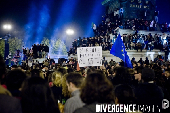 Le peuple de gauche  (S.Royale) place de la Bastille