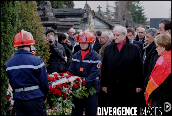 Cérémonies commémoratives du quinzième anniversaire du décès de François Mitterrand