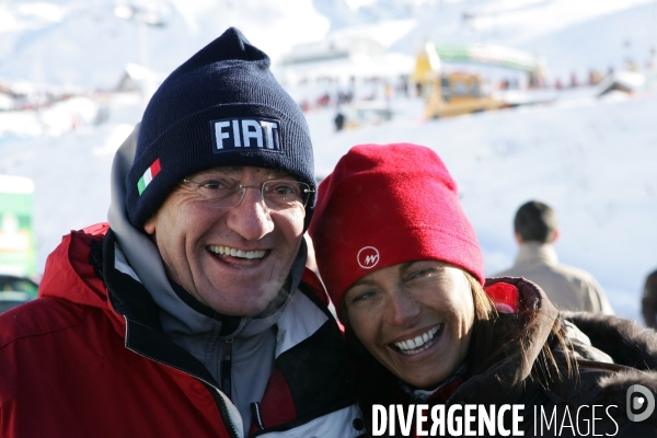 Jean-Pierre PERNAUT et Nathalie MARQUAY à Val Thorens.