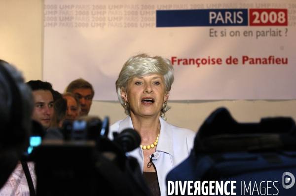 Francoise de Panafieu en lice pour les municipales de Paris 2008
