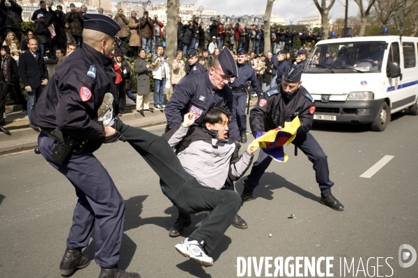 La flamme Olympique à Paris