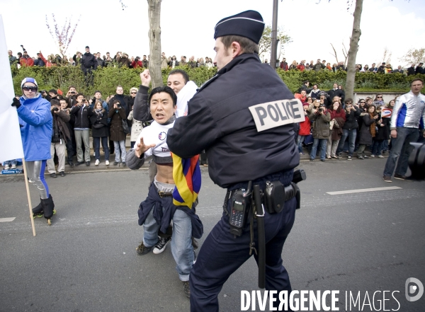 La flamme Olympique à Paris