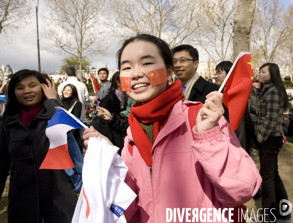 La flamme Olympique à Paris