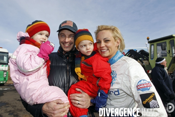 Elodie GOSSUIN en famille, au Trophée Andros.