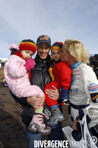 Elodie GOSSUIN en famille, au Trophée Andros.