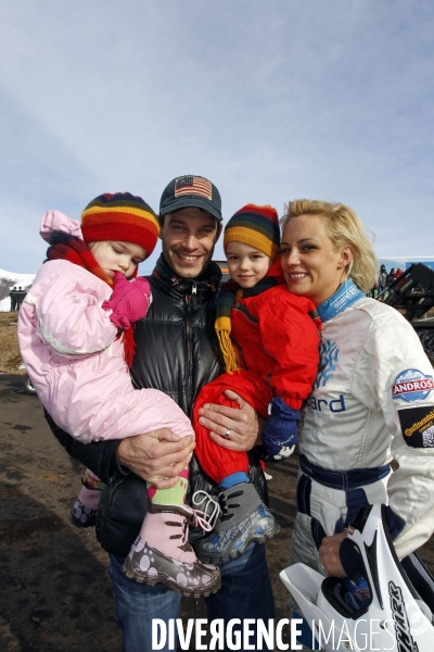 Elodie GOSSUIN en famille, au Trophée Andros.