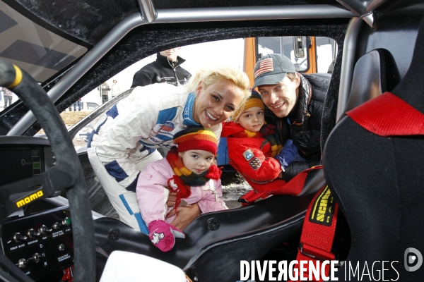 Elodie GOSSUIN en famille, au Trophée Andros.